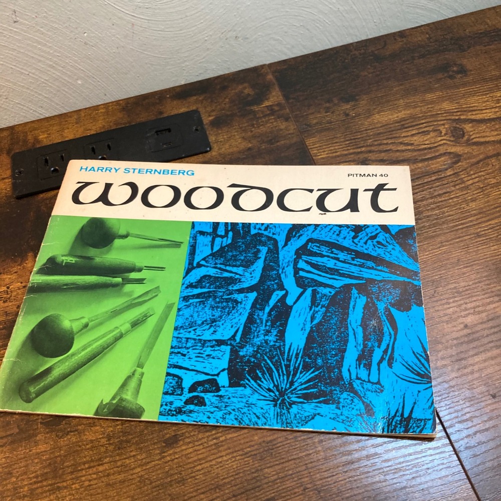 Harry Sternberg Woodcut Pitman 40 Art Book 1962 Vintage Printmaking Guide